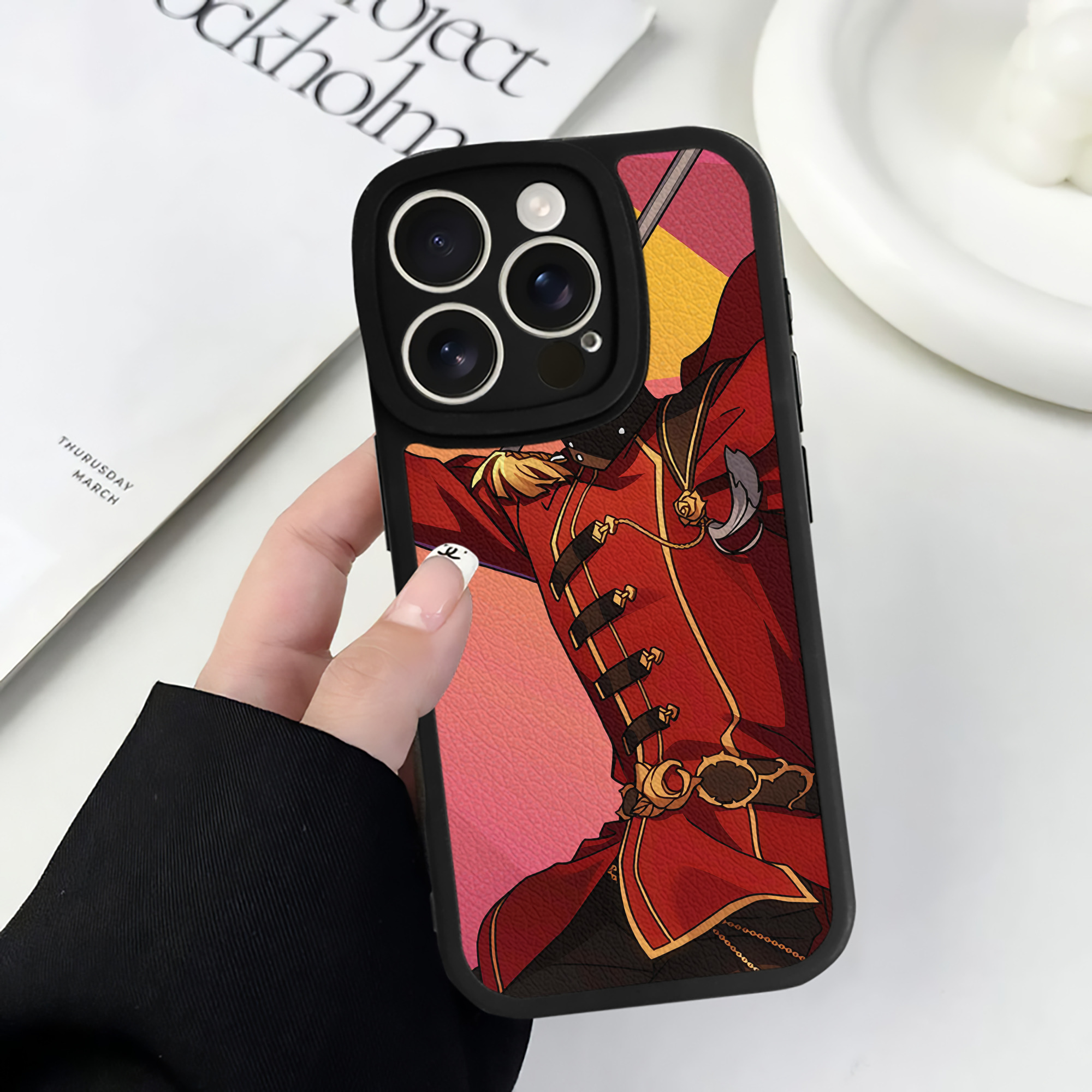 （画像用） あんさんぶるスターズ! Ensemble Stars 【iPhone 16シリーズ対応】シリコンスマホケース（レザー調） 材質：シリコン